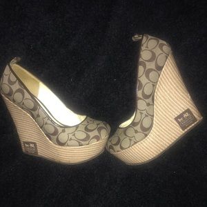 Original Coach Logo Wedges
